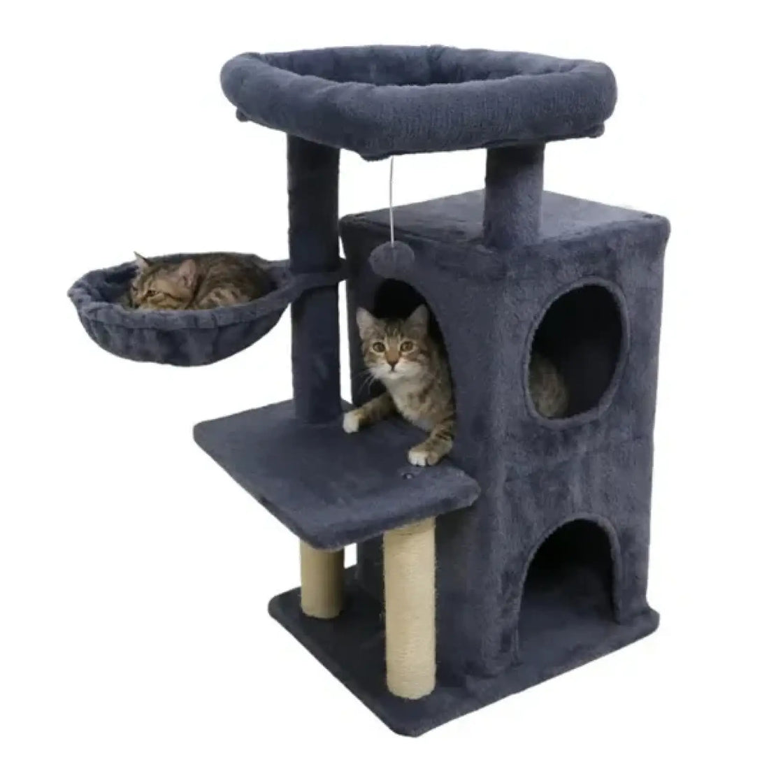 Cat Tree with 2 Tier Condo and Scratching Posts