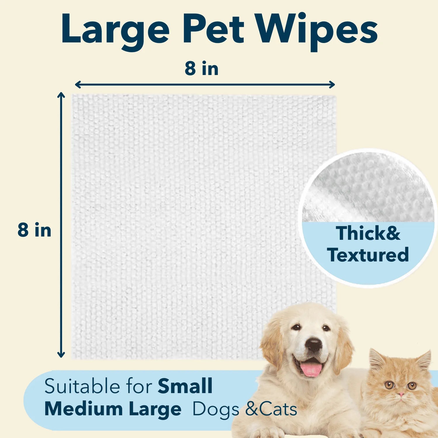 4FurBaby Dog &amp; Cat Grooming Wipes, Plant-Based, Hypoallergenic, 400 Count