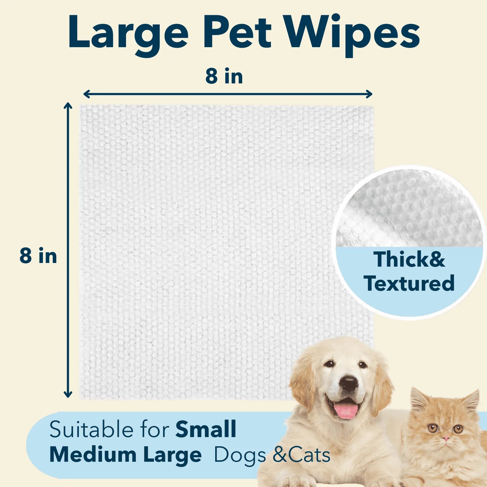 4FurBaby Dog &amp; Cat Grooming Wipes, Plant-Based, Hypoallergenic, 400 Count