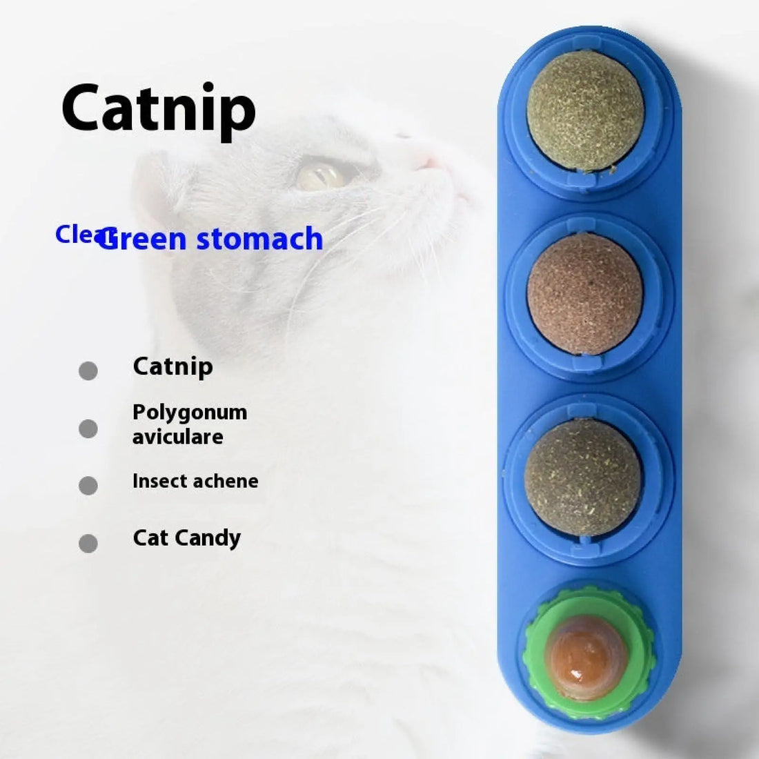 Catnip Silvervine 4 in 1 Rotating Wall Toy Ball