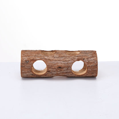 Hamster Solid Wood Pipe Bird Platform Rabbit Molar Dogs And Cats Toy Tree Tube