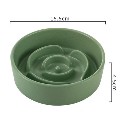 Ceramic Pet Cat And Dog Bowl Small And Medium-sized Dogs Puppy