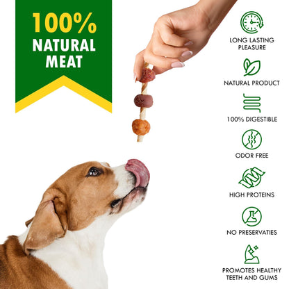 Rawhide Treats for Dogs Duck &amp; Chicken Human-Grade 10.6 oz