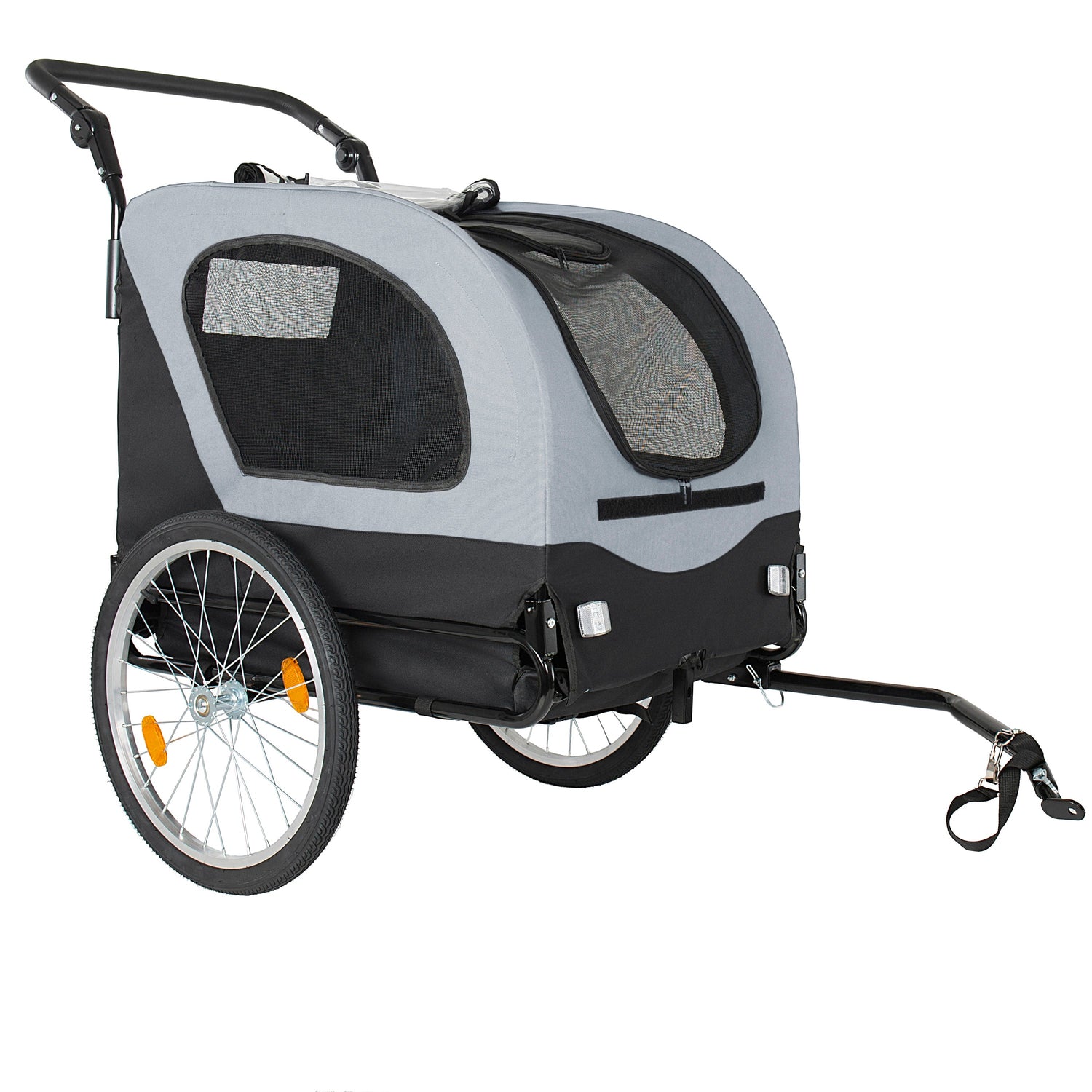 2-in-1 Bike Trailer &amp; Pet Stroller for Dogs up to 110lbs