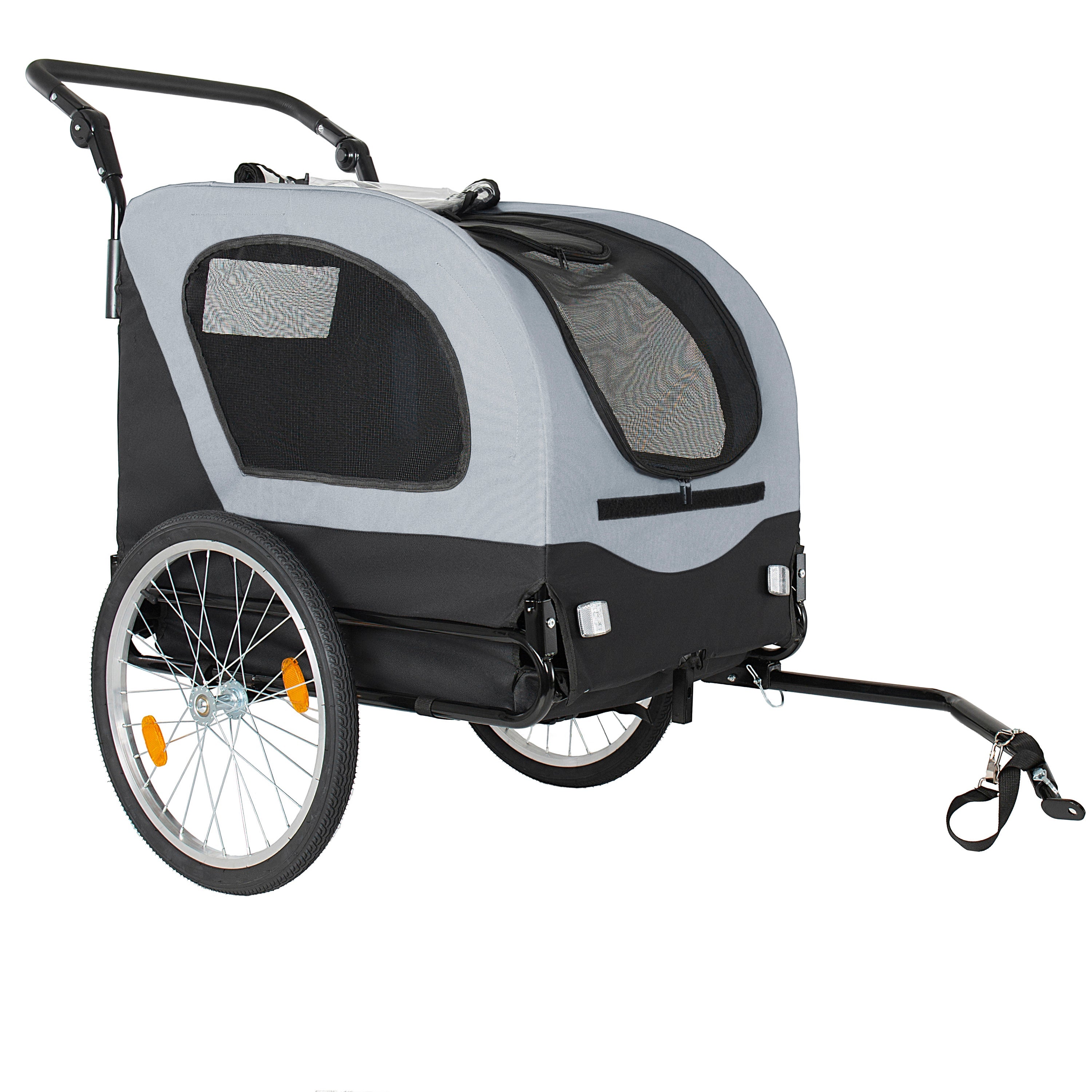 2-in-1 Bike Trailer &amp; Pet Stroller for Dogs up to 110lbs