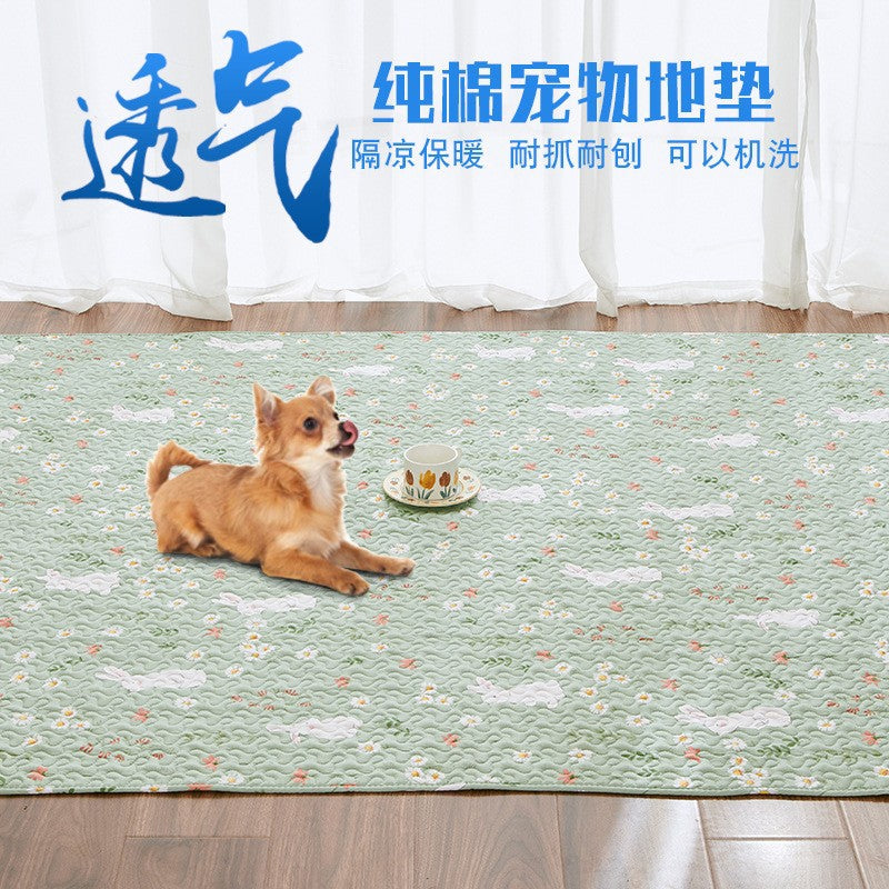 Cat Mat, Dog Mat, Pure Cotton, Non-slip, Scratch-resistant
