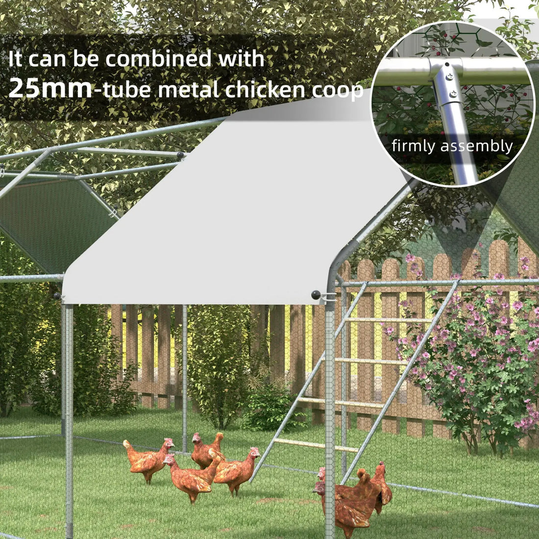 Chicken Roosting Bar 4 Tier Steel Jungle Gym Coop