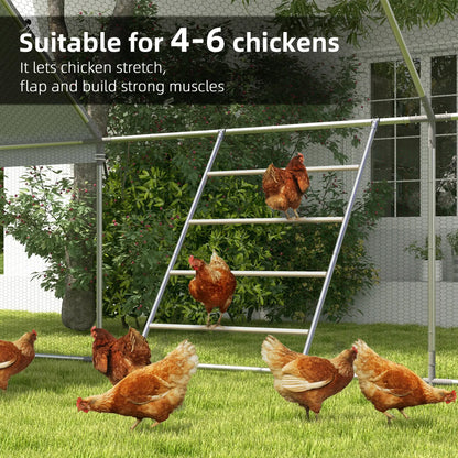 Chicken Roosting Bar 4 Tier Steel Jungle Gym Coop