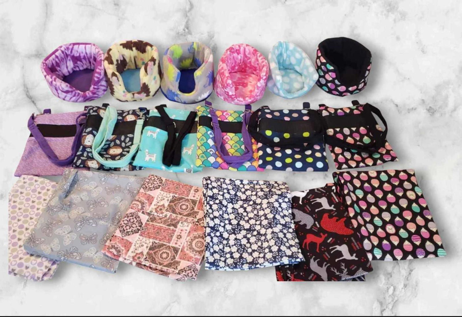 Cuddle Cups Soft Fleece lined beds Great for Small Pets