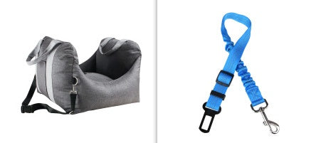 Pet Dog Car Carrier Seat Waterproof Basket Portable Car Seat Safety Travelling Mesh Hanging Bags Breathable Beds &amp; Sofas