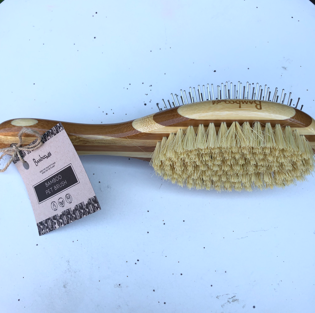 Bamboo Dog &amp; Pet Grooming Brush | Pet Bestseller