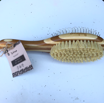 Bamboo Dog &amp; Pet Grooming Brush | Pet Bestseller