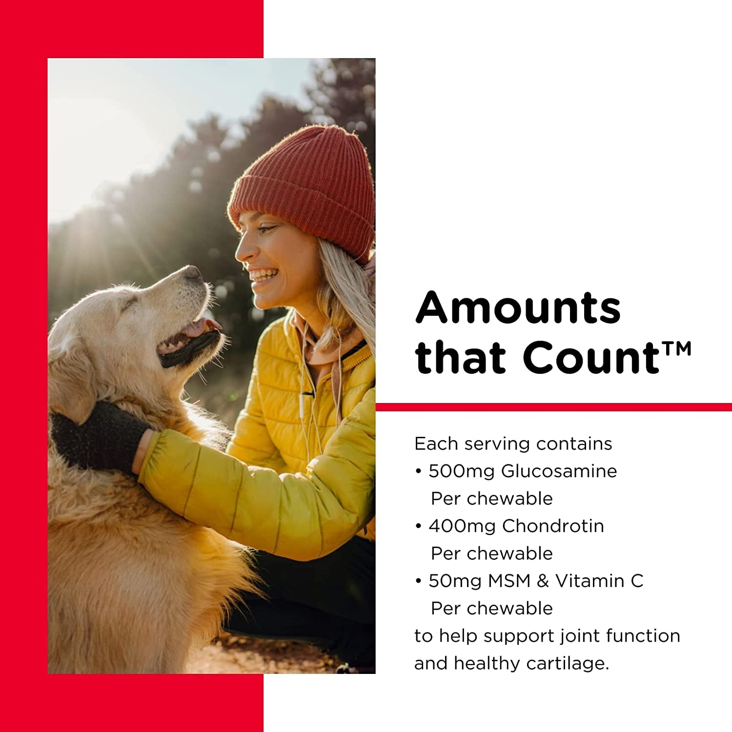 Advanced Strength Hip &amp; Joint Chewable Dog Supplements