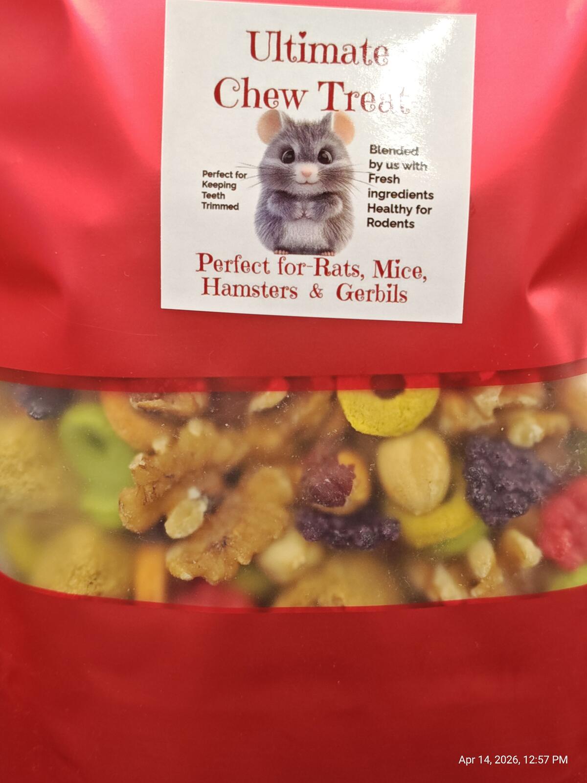 Ultimate Chew 2.0  NEW treat for Rats, Mice, Hamster, Gerbils, Degus &amp; Rodents