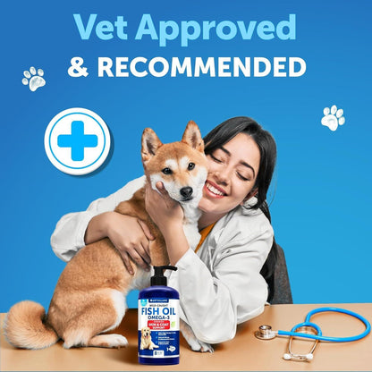 Omega-3 Fish Oil for Dogs 8 fl oz Skin &amp; Coat Support