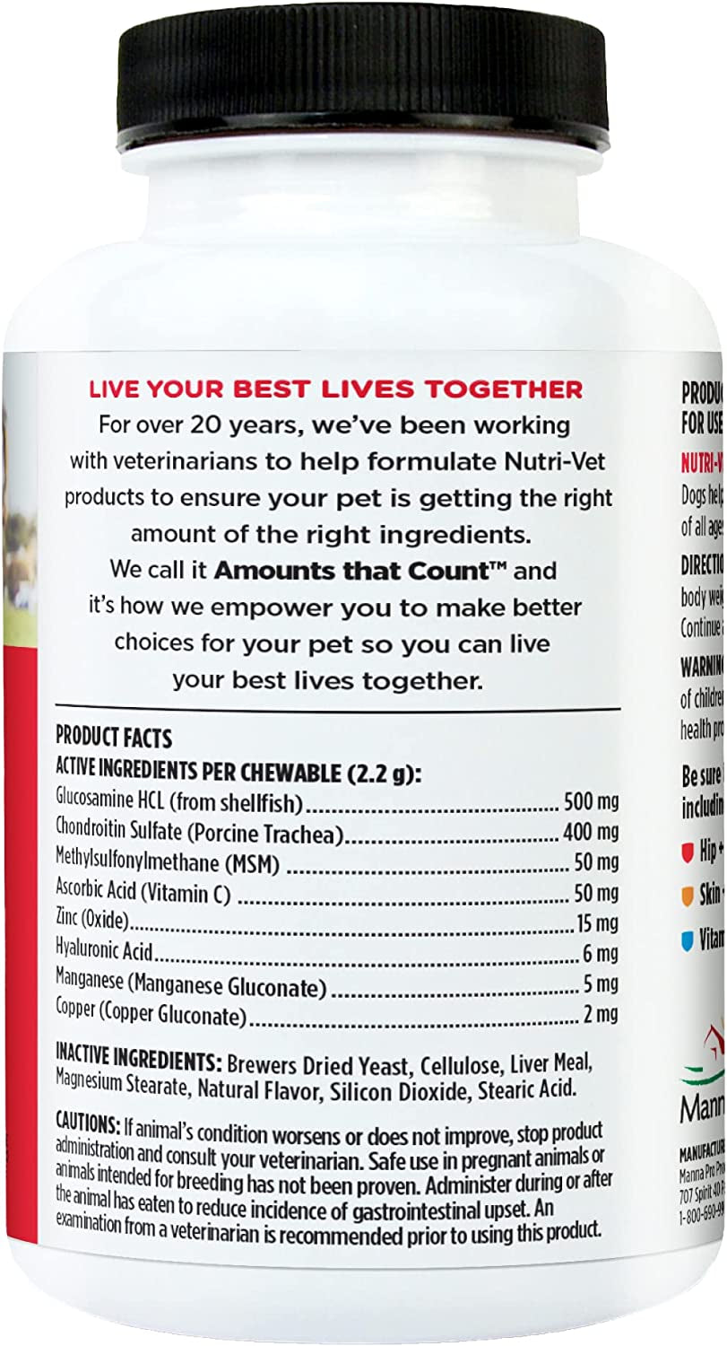 Advanced Strength Hip &amp; Joint Chewable Dog Supplements