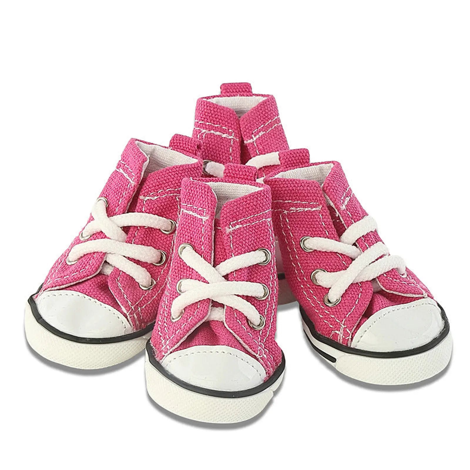 Denim Pet Shoes Breathable Canvas Sneakers for Dogs