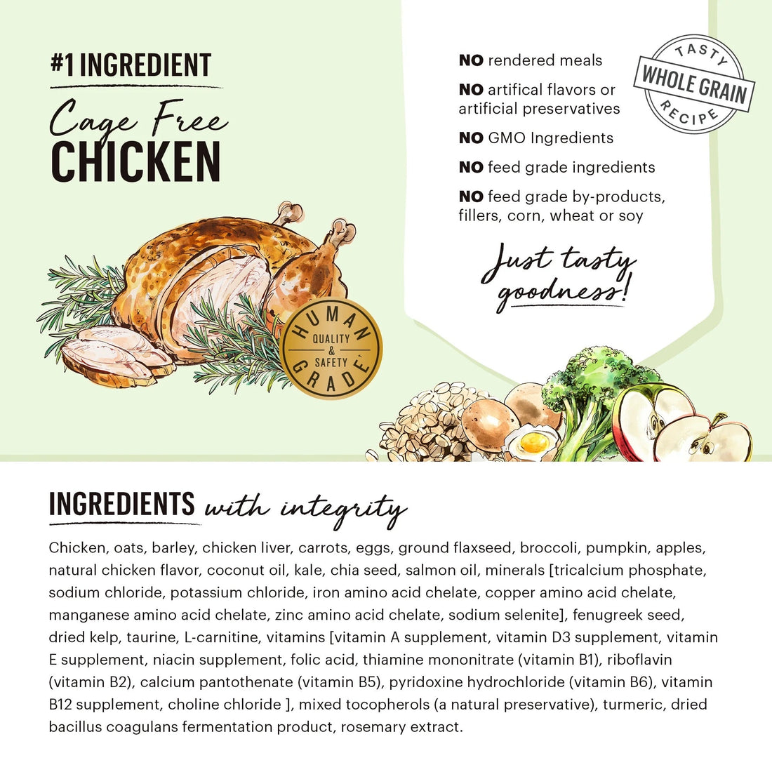 Honest Kitchen Clusters Whole Grain Chicken &amp; Oat Dog Food
