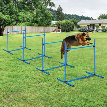 Dog Agility Training Equipment 4 Piece Jumping Set