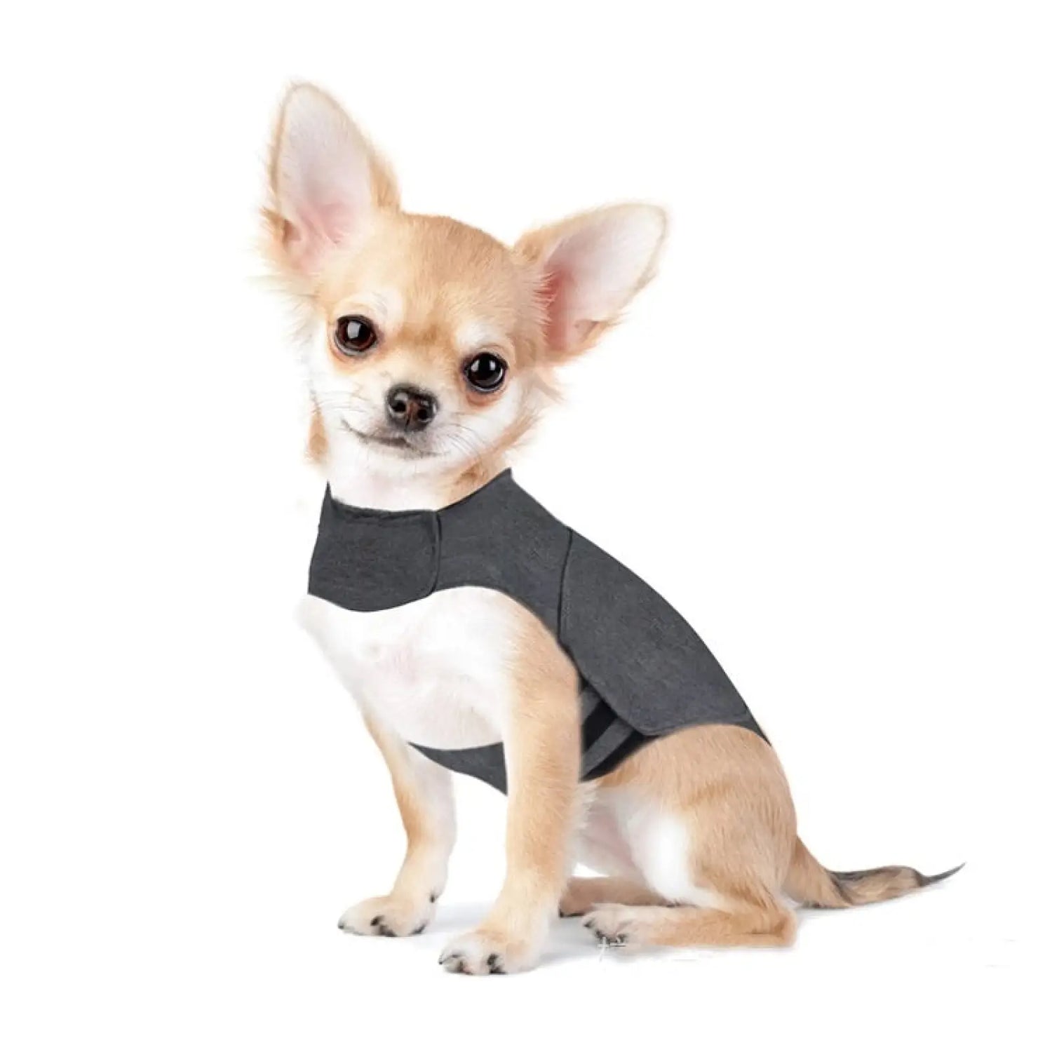 Dog Anxiety Jacket Warm Heather Gray Vest Pet Clothes