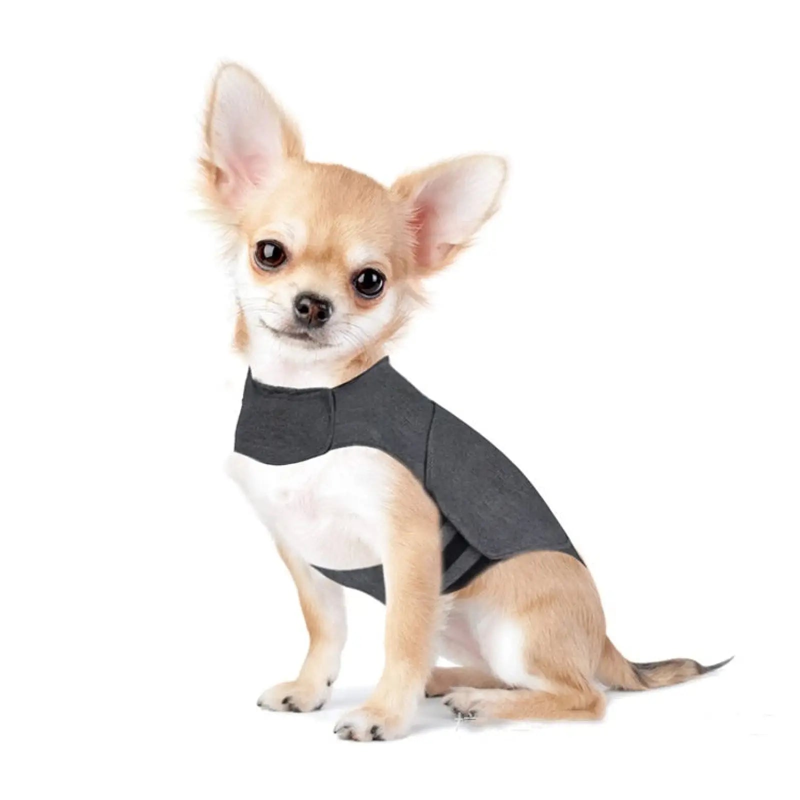 Dog Anxiety Jacket Warm Heather Gray Vest Pet Clothes