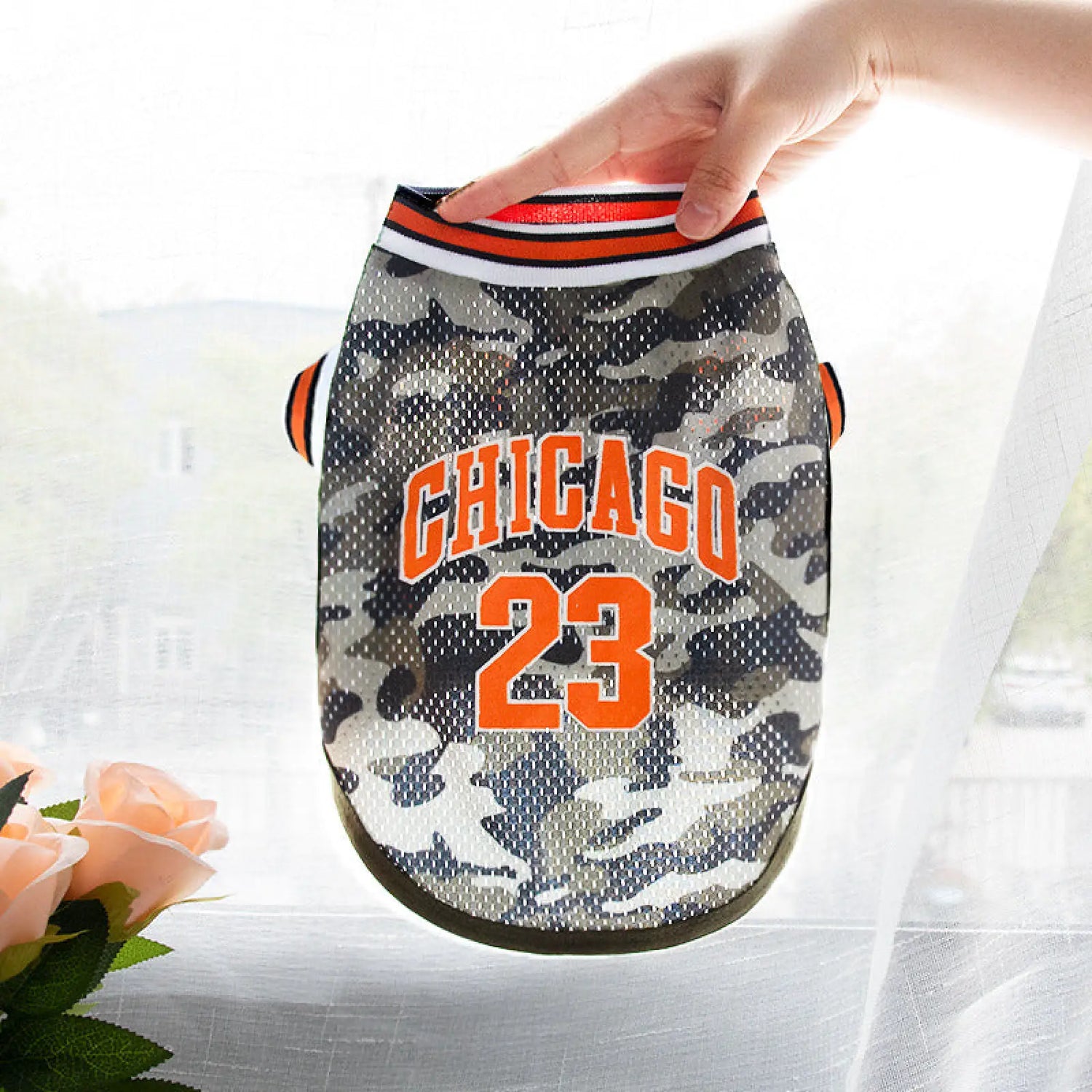 Dog Basketball Vest Mesh Summer Pet Clothes no 23