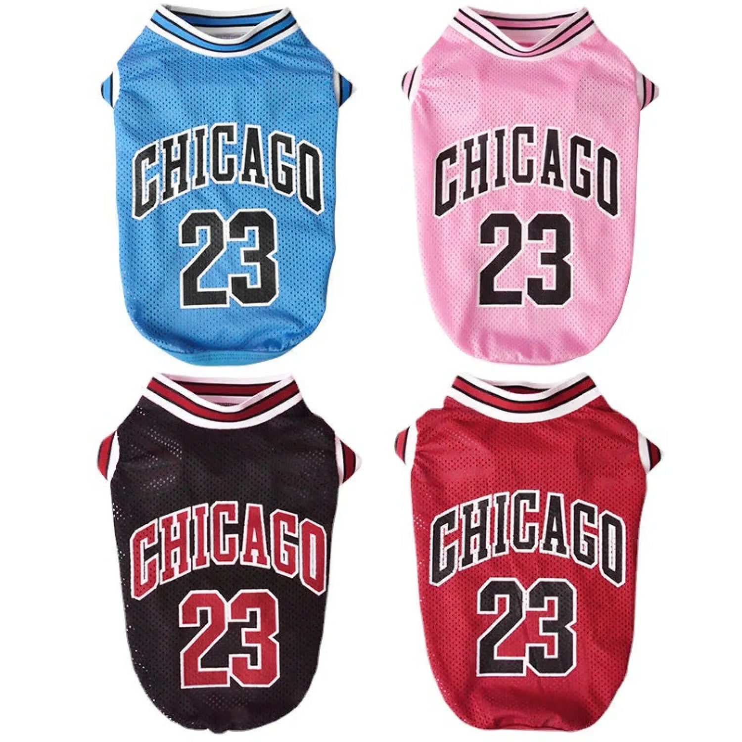Dog Basketball Vest Mesh Summer Pet Clothes no 23