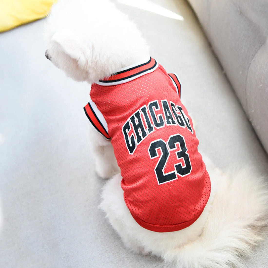 Dog Basketball Vest Mesh Summer Pet Clothes no 23