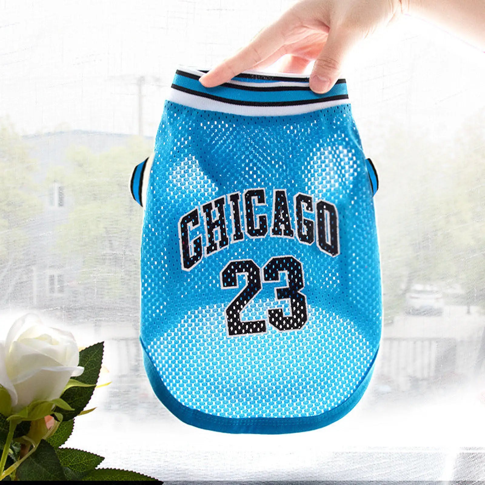 Dog Basketball Vest Mesh Summer Pet Clothes no 23