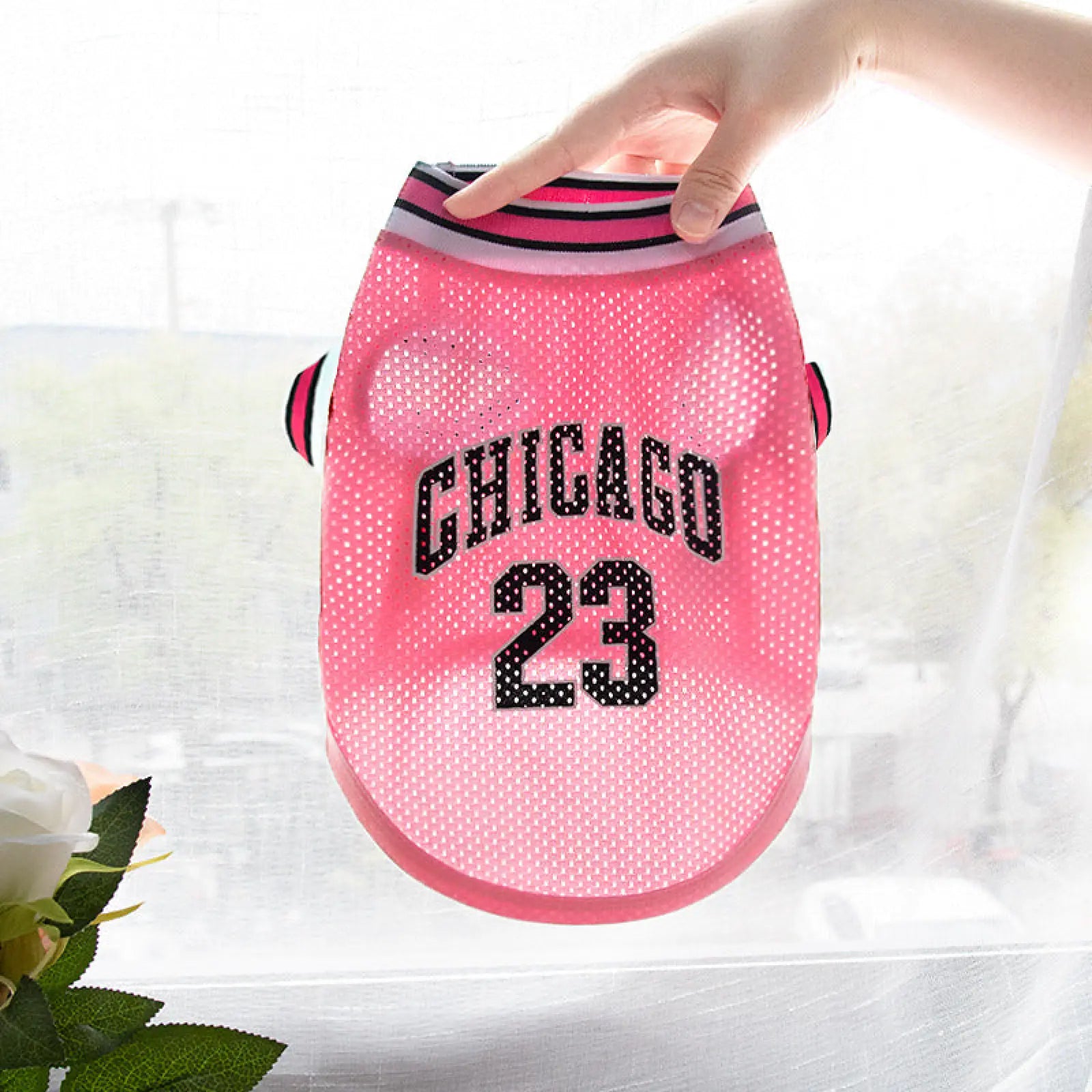 Dog Basketball Vest Mesh Summer Pet Clothes no 23