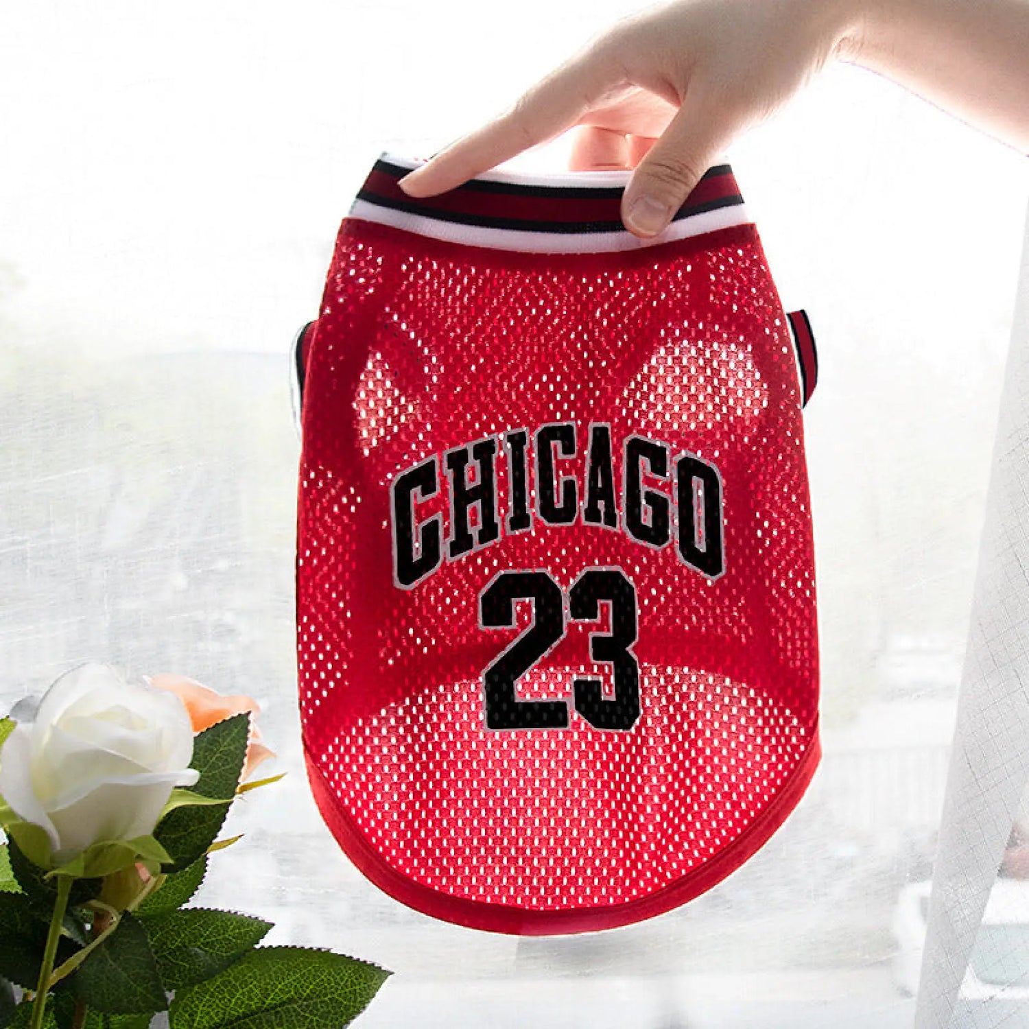 Dog Basketball Vest Mesh Summer Pet Clothes no 23