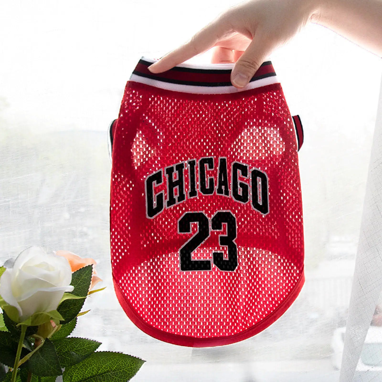 Dog Basketball Vest Mesh Summer Pet Clothes no 23