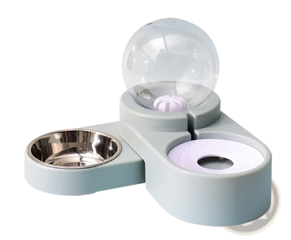 Dog Bowl Automatic Water Dispenser Stainless Steel Pet Feeder