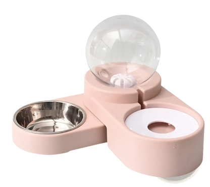 Dog Bowl Automatic Water Dispenser Stainless Steel Pet Feeder