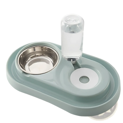 Dog Bowl Automatic Water Dispenser Stainless Steel Pet Feeder