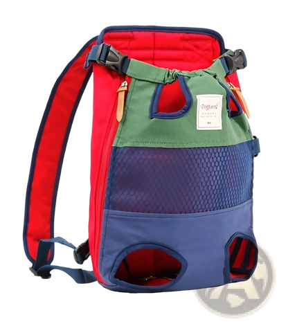 Dog Carrier Backpack Striped Breathable Pet Bag