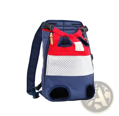 Dog Carrier Backpack Striped Breathable Pet Bag