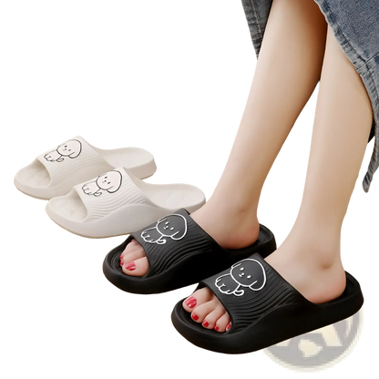 Dog Cartoon Slide Sandals Non Slip Eva House Shoes