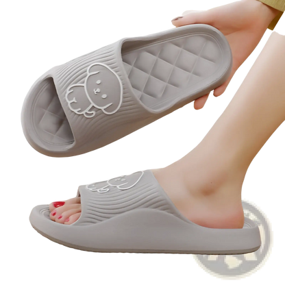 Dog Cartoon Slide Sandals Non Slip Eva House Shoes
