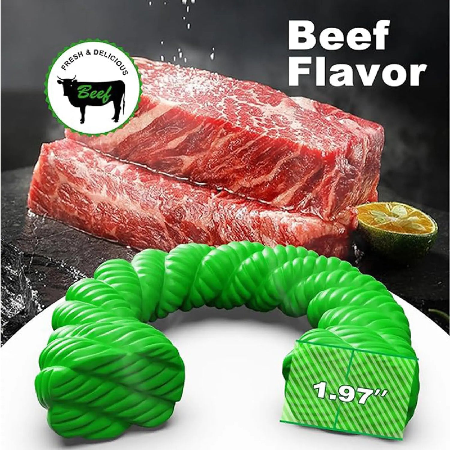 Dog Chew Toys for Aggressive Chewers Horseshoe Rubber