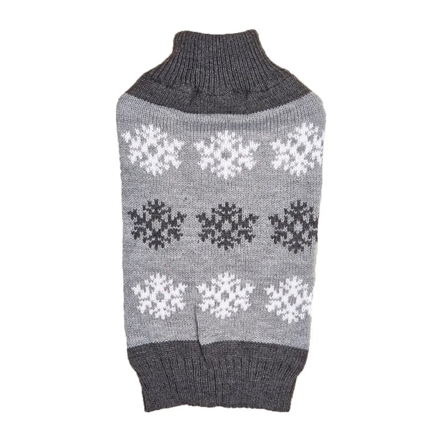 Dog Christmas Sweater Snowflake Winter Pet Clothes