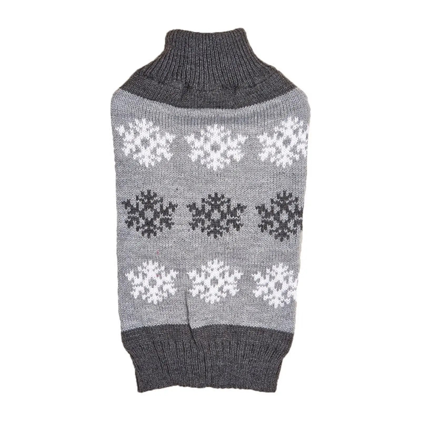 Dog Christmas Sweater Snowflake Winter Pet Clothes