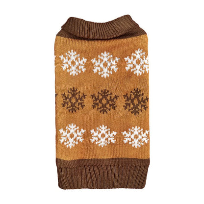Dog Christmas Sweater Snowflake Winter Pet Clothes