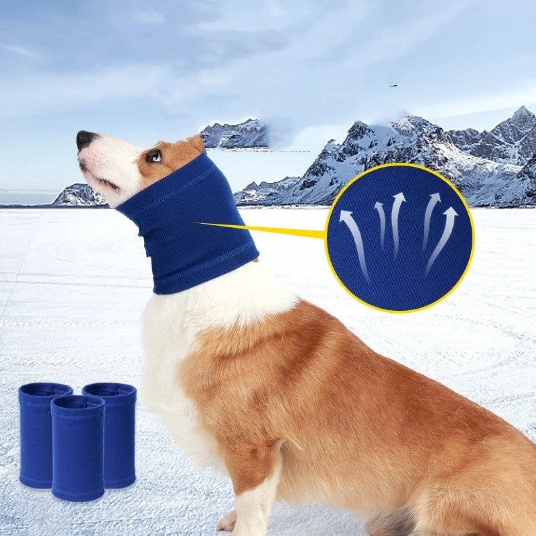 Dog Comforter Headband Scarf Polyester Wrap