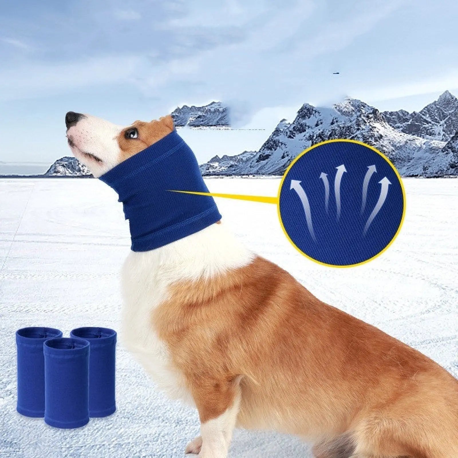 Dog Comforter Headband Scarf Polyester Wrap