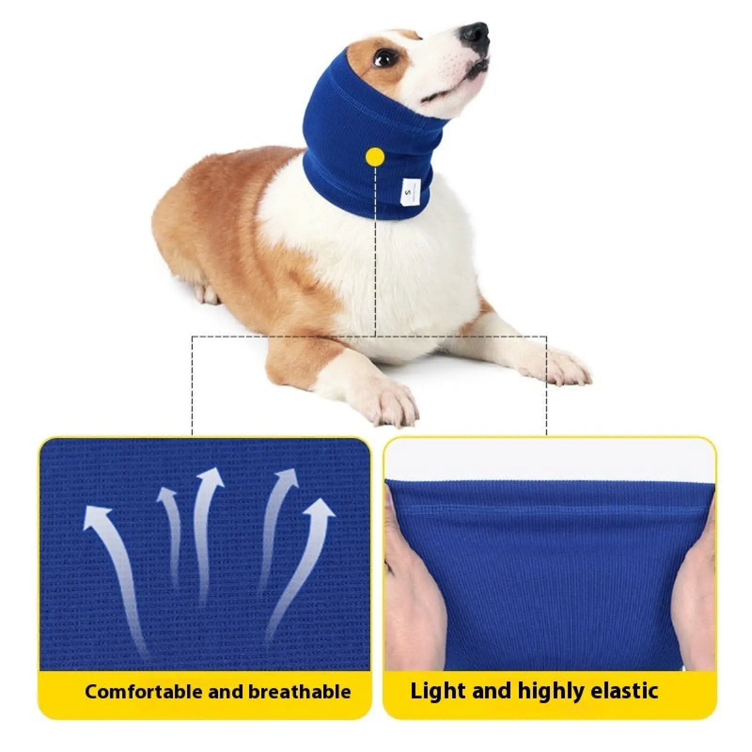 Dog Comforter Headband Scarf Polyester Wrap