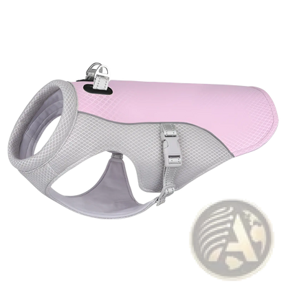 Dog Cooling Vest Reflective Sun Proof Mesh Harness