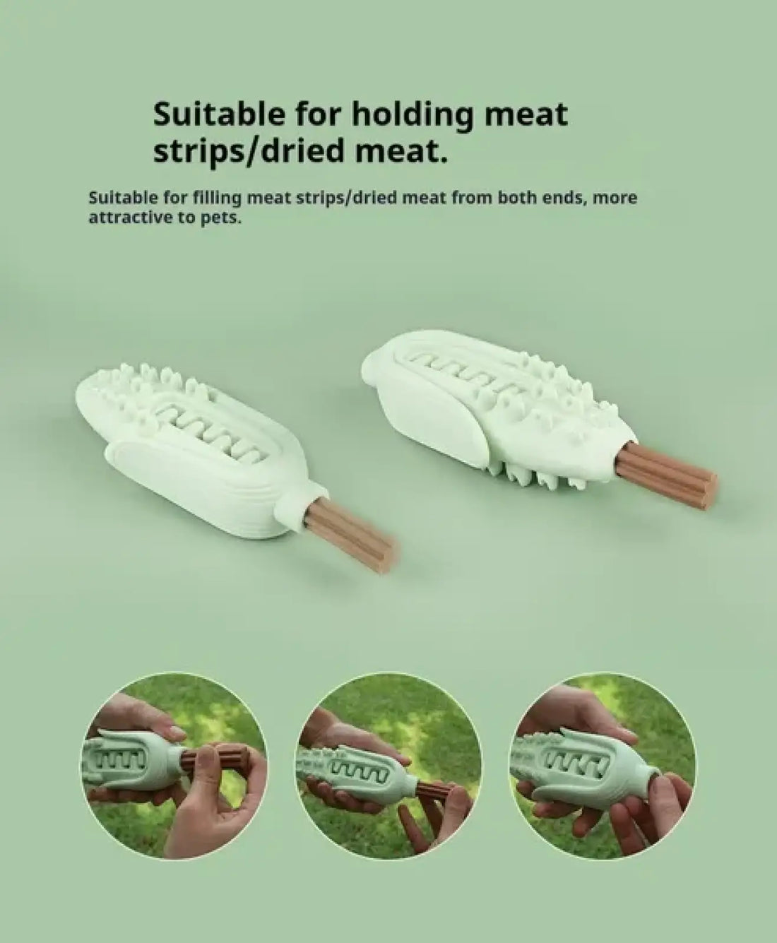 Dog Corn Chew Stick Durable Silicone Teething Toy