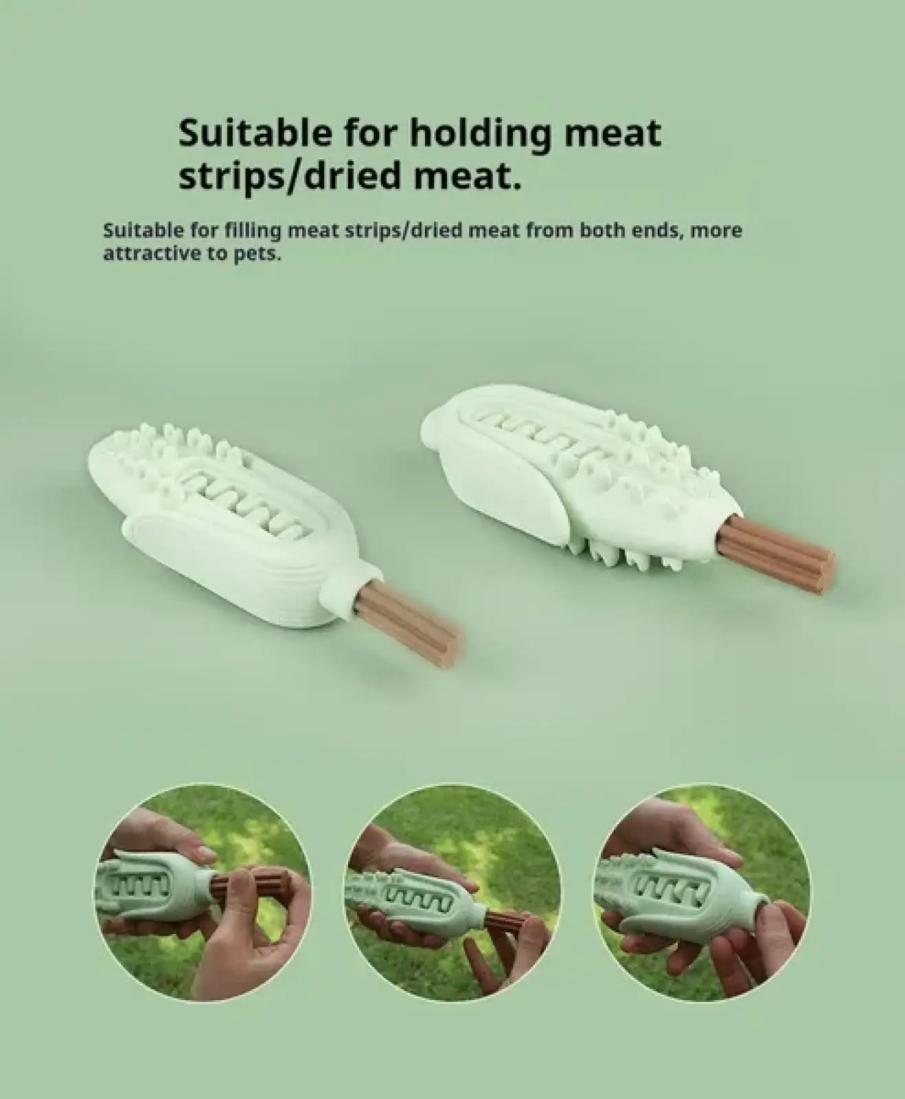 Dog Corn Chew Stick Durable Silicone Teething Toy
