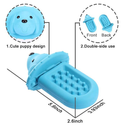 Dog Crate Slow Feeder Rubber Lick Pad Training Tool